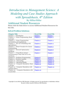 Management Science Textbook Resources & Solutions