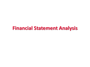 Financial Statement Analysis: Ratios & Techniques