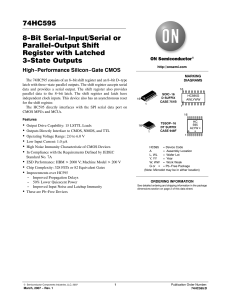 74HC595 Shift Register Datasheet: Specs & Applications