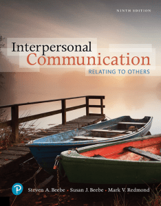 Interpersonal Communication: Relating to Others, 9th Edition