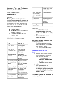 Property, Plant & Equipment (PPE) - PAS 16 Study Guide