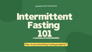 Intermittent Fasting 101: A Beginner's Guide