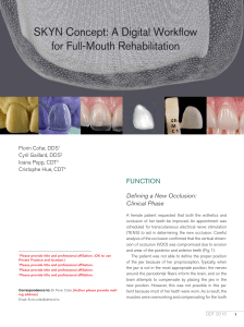 SKYN Concept: Digital Workflow for Full-Mouth Rehabilitation