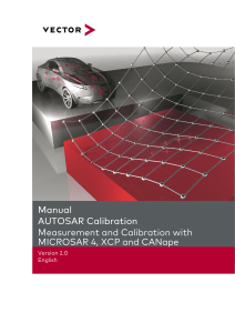 AUTOSAR Calibration Manual: XCP & CANape