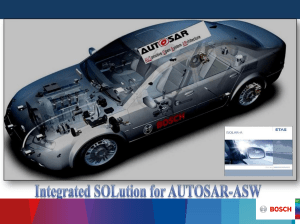 ISOLAR-AB AUTOSAR Toolchain Overview