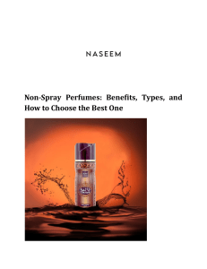 Non-Spray Perfumes: Benefits, Types & How to Choose
