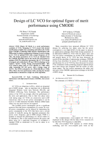 LC VCO Design Optimization using CMODE for Optimal FOM