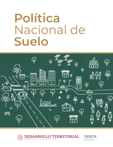 Política Nacional de Suelo: Documento de Política Nacional de Suelo
