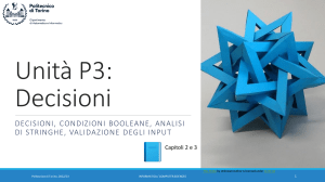 Decisioni Python, Booleani e Validazione Input