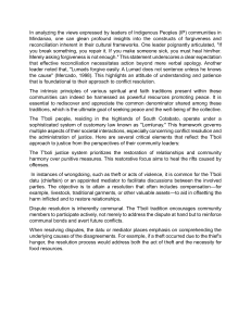 Indigenous Justice: Forgiveness & Reconciliation in Mindanao