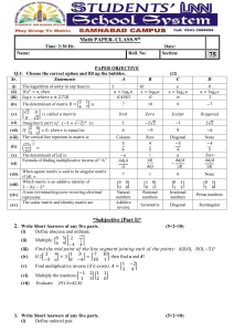 Class 9 Math Exam Paper - Practice Questions & Solutions