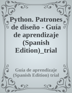 Patrones de Diseño en Python: Guía de Aprendizaje