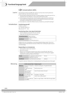 Business English: Functional Language for Meetings & Interviews