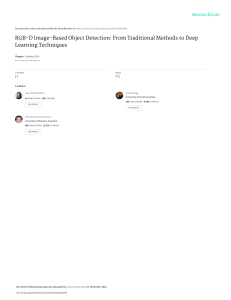 RGB-D Object Detection: Traditional & Deep Learning