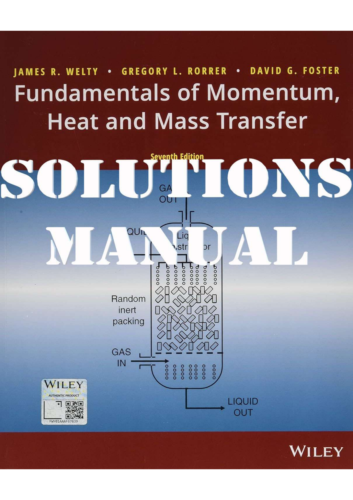 Momentum, Heat & Mass Transfer Solutions Manual
