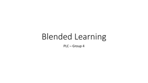 Blended Learning