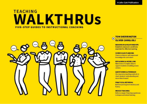 Teaching WalkThrus: Instructional Coaching Techniques