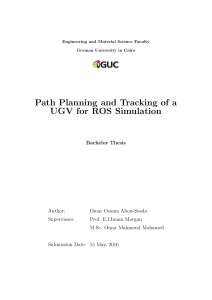 UGV Path Planning & Tracking in ROS Simulation - Bachelor Thesis