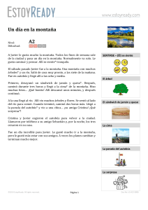 Comprensi&oacute;n Lectora en Espa&ntilde;ol: Un D&iacute;a en la Monta&ntilde;a (A2)