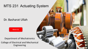 Actuating Systems: Energy Losses & Faraday's Law