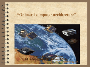 Microsatellite Onboard Computer Architecture Presentation
