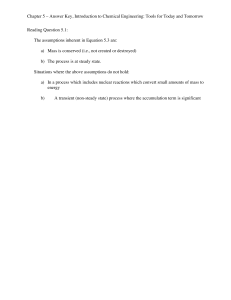 Chemical Engineering Answer Key: Material Balances