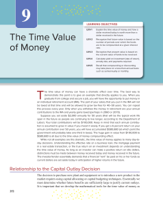 Time Value of Money: Future & Present Value Calculations