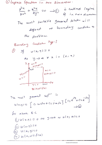 Laplace Equation in 2D: Boundary Conditions & Solutions