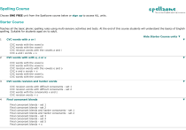 Spellzone Spelling Course: Phonics & Spelling Rules