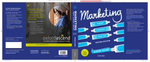 Marketing: Theory, Evidence, Practice - Textbook