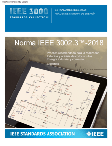 IEEE 3002.3 Análisis de Cortocircuito en Sistemas de Potencia