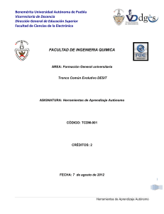 Programa de Herramientas de Aprendizaje Autónomo, BUAP