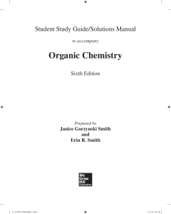Organic Chemistry Study Guide/Solutions Manual, 6th Ed.