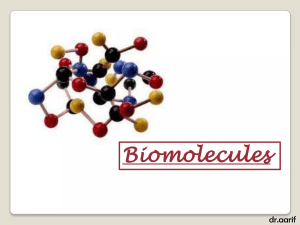 Biomolecules: Introduction to Molecular Structures