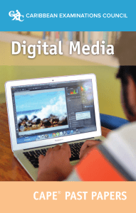 CAPE Digital Media Past Papers