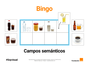 Juego de Bingo: Campos Semánticos para Aprendizaje Visual