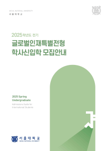 SNU Global Talent Admission Guide 2025