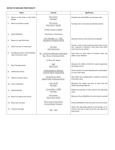 Financial Ratios: Profitability, Solvency & Stability Guide