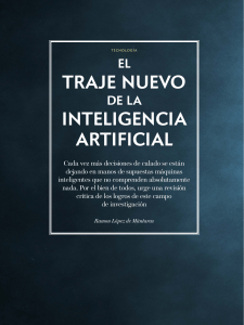 El Nuevo Traje de la IA: Una Mirada Crítica a la Inteligencia Artificial