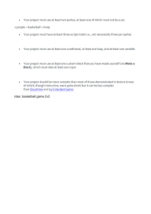 Scratch Project Requirements: Basketball Game