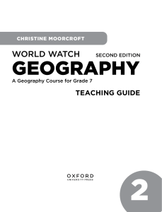 World Watch Geography Second Edition TG 2