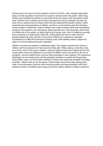 Europe's Economic Outlook: Inflation & War Impact