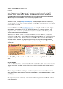 Returnship Programs in India: Benefits and Challenges