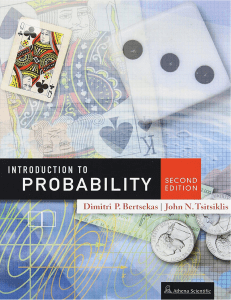 Introduction to Probability Textbook | Bertsekas & Tsitsiklis