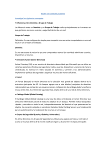 Redes de Computadoras: Dominios, Active Directory, Direccionamiento IP