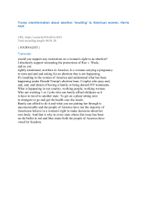 Harris on Abortion Rights: Transcript & Analysis