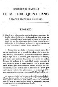 Instituciones Oratorias de Quintiliano: Tratado de Retórica