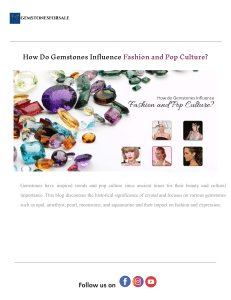 Gemstones in Fashion & Pop Culture: Opal, Amethyst, Pearls & More