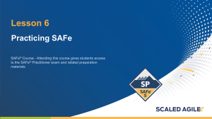 Practicing SAFe: Community Platform & Certification Benefits