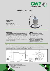 T240K-0M Voltage Sensor Technical Data Sheet